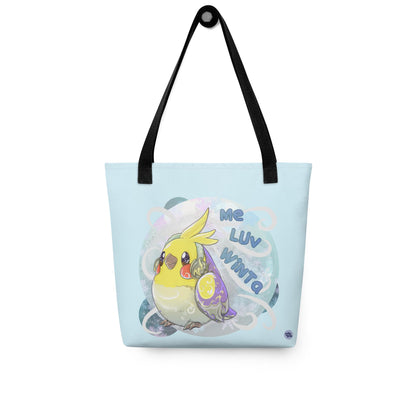 Tote Bags - Winter Cockatiel - Collection by Cinksart - 5 variants