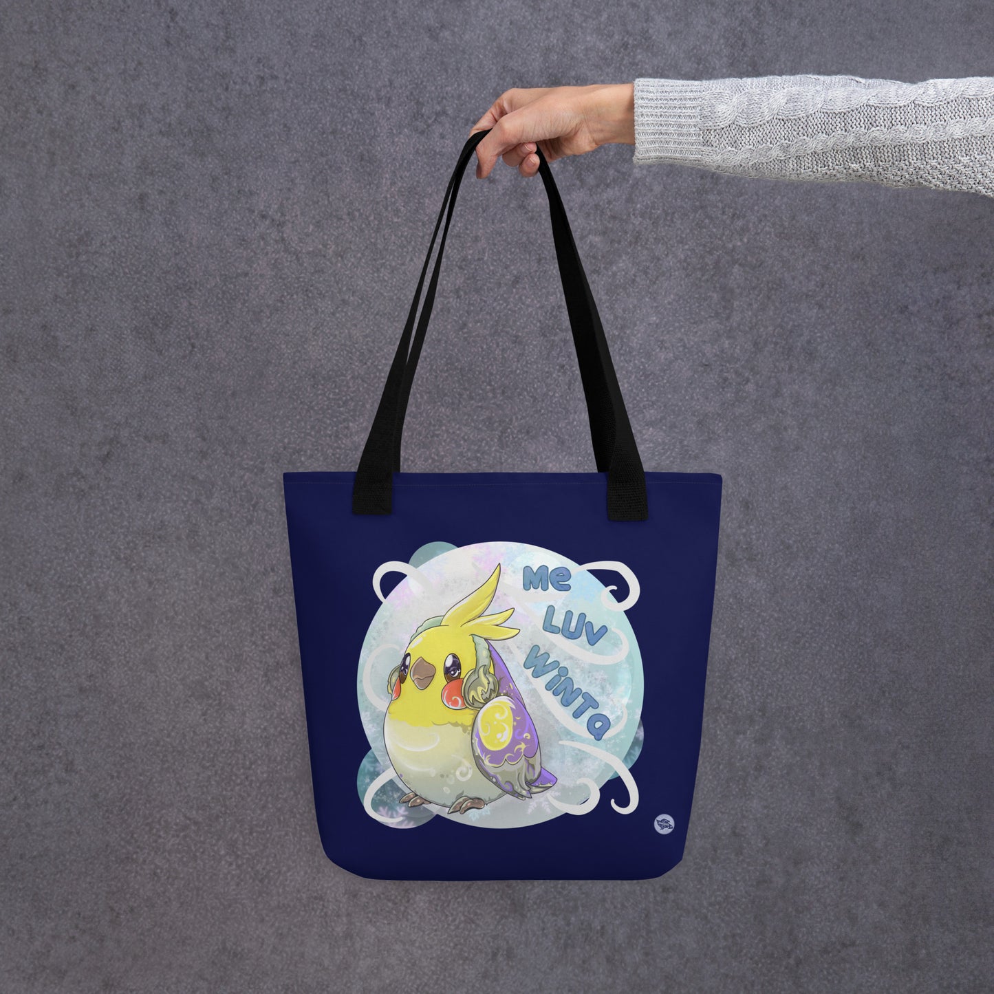 Tote Bags - Winter Cockatiel - Collection by Cinksart - 5 variants