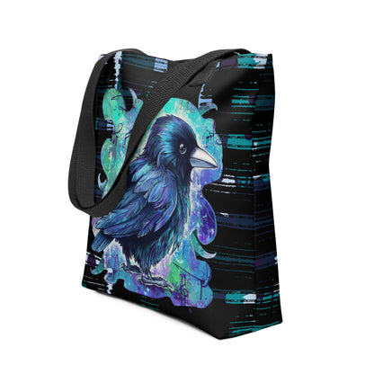 Tote Bag - All Over Printed - Raven Crow - Nevermore Graffiti