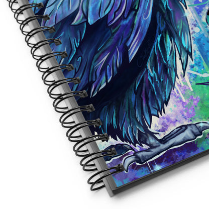 Spiral Bullet journal - Notebook with dotted sheets - Raven Crow