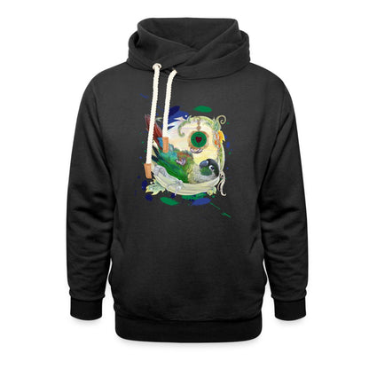 Unisex - Shawl Collar Hoodie - The Conure Spot - Conure Lover Yeah Printed on sleeves