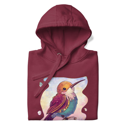 Women Bird lovers Hoodie - Hummingbird - Cute Fantasy