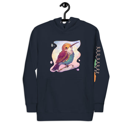 Women Bird lovers Hoodie - Hummingbird - Cute Fantasy